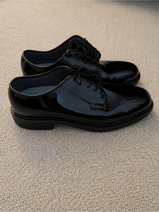 Uniform Other - Corfam Military Dress Shoes High Gloss Black Uniform Oxfords